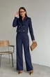Костюм брючный 2122 синий DilanaVIP фото 3