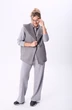 Костюм брючный 2107 серый Diamant