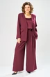 Костюм брючный 2149 бордо Diamant