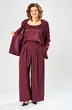 Костюм брючный 2149 бордо Diamant фото 3