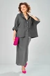 Костюм с юбкой 2152 графит Diamant