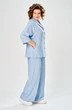 Костюм брючный 2162 голубой Diamant фото 3