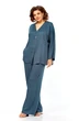 Костюм брючный 2164 морская волна Diamant фото 4