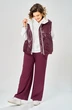 Костюм брючный 2165 бордо Diamant фото 3