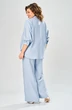 Костюм брючный 2166 голубой Diamant фото 2