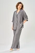 Костюм брючный 2167 серый Diamant фото 3