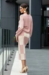 Костюм с юбкой 1427 розовый Diva