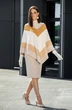 Костюм с юбкой 1432 горчица Diva