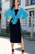 Костюм с платьем 1603 бирюза Diva