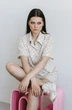 Костюм с шортами 1006 бежевый EFFI