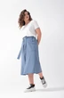 Юбка  188 голубой Erika