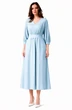 Платье  1326 голубой Erika