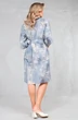Платье 1733-6 голубой + серый Erika фото 2