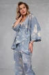 Жакет 1739-6 голубой + серый Erika