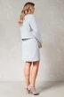 Костюм с юбкой 1752 голубой Erika фото 2