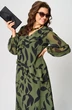Платье 7122А принт олива EVA GRANT фото 5