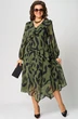 Платье 7122А принт олива EVA GRANT фото 3