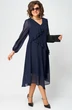 Платье 7122В темно-синий EVA GRANT