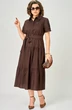 Платье 7168С шоколад EVA GRANT