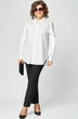 Блузка 7174-1 белый EVA GRANT фото 3