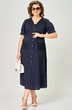 Платье 7200 синий EVA GRANT