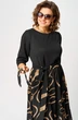Платье 7216С черный + принт EVA GRANT фото 5