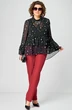 Блузка 7221 принт горох EVA GRANT фото 3