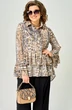 Блузка 7221 принт питон EVA GRANT фото 4