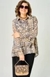 Блузка 7221 принт питон EVA GRANT