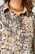 Блузка 7221 принт питон EVA GRANT фото 5