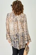 Блузка 7221 принт питон EVA GRANT фото 2
