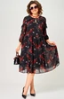 Платье 7281А цветочный принт EVA GRANT