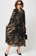 Платье 7293 черный с принтом EVA GRANT фото 3