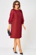 Платье 7310D красный EVA GRANT фото 3