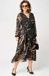 Платье 7322 черный с принтом EVA GRANT фото 4