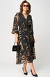 Платье 7322 черный с принтом EVA GRANT фото 3