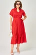 Платье 7325В красный EVA GRANT