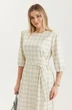Платье 4709 молочный в клетку Elady фото 4