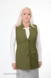 Жилет 2206 хаки Elite Moda