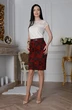 Юбка 2877 красный Elite Moda