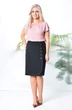 Юбка 3589 черный Elite Moda