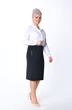 Юбка 3594 черный Elite Moda