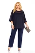 Костюм брючный 2420 темно-синий Элль-стиль