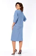 Костюм с юбкой 2441-3 голубой Элль-стиль фото 2