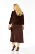 Костюм с платьем 2452 шоколад Элль-стиль фото 2