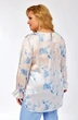 Блузка 2454а бежевый + голубой Элль-стиль фото 2