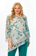 Блузка 2459а бирюза Элль-стиль