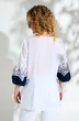 Блузка 611 белый Euro Moda фото 2