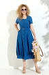 Платье 616 синий Euro Moda