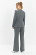 Костюм брючный 637 серый Euro Moda фото 2